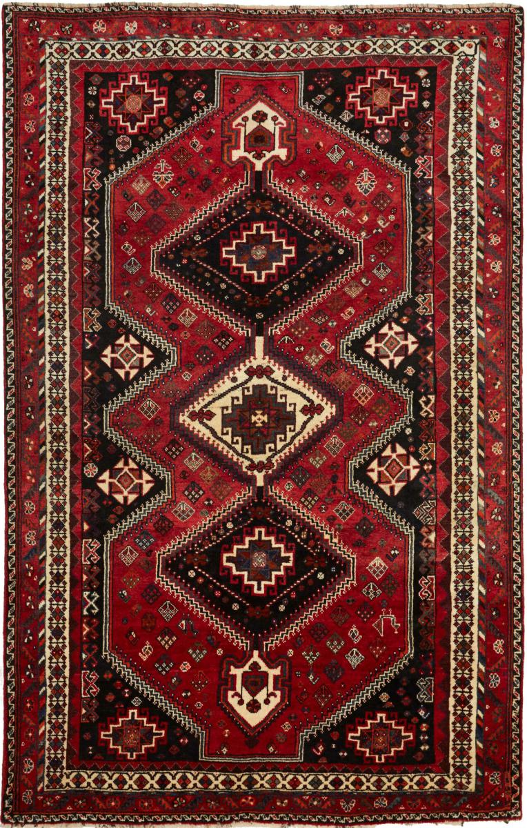 Perzisch tapijt Shiraz 277x175 277x175, Perzisch tapijt Handgeknoopte