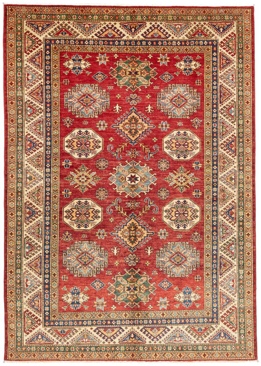 Afghanska mattan Kazak 247x178 247x178, Persisk matta Knuten för hand