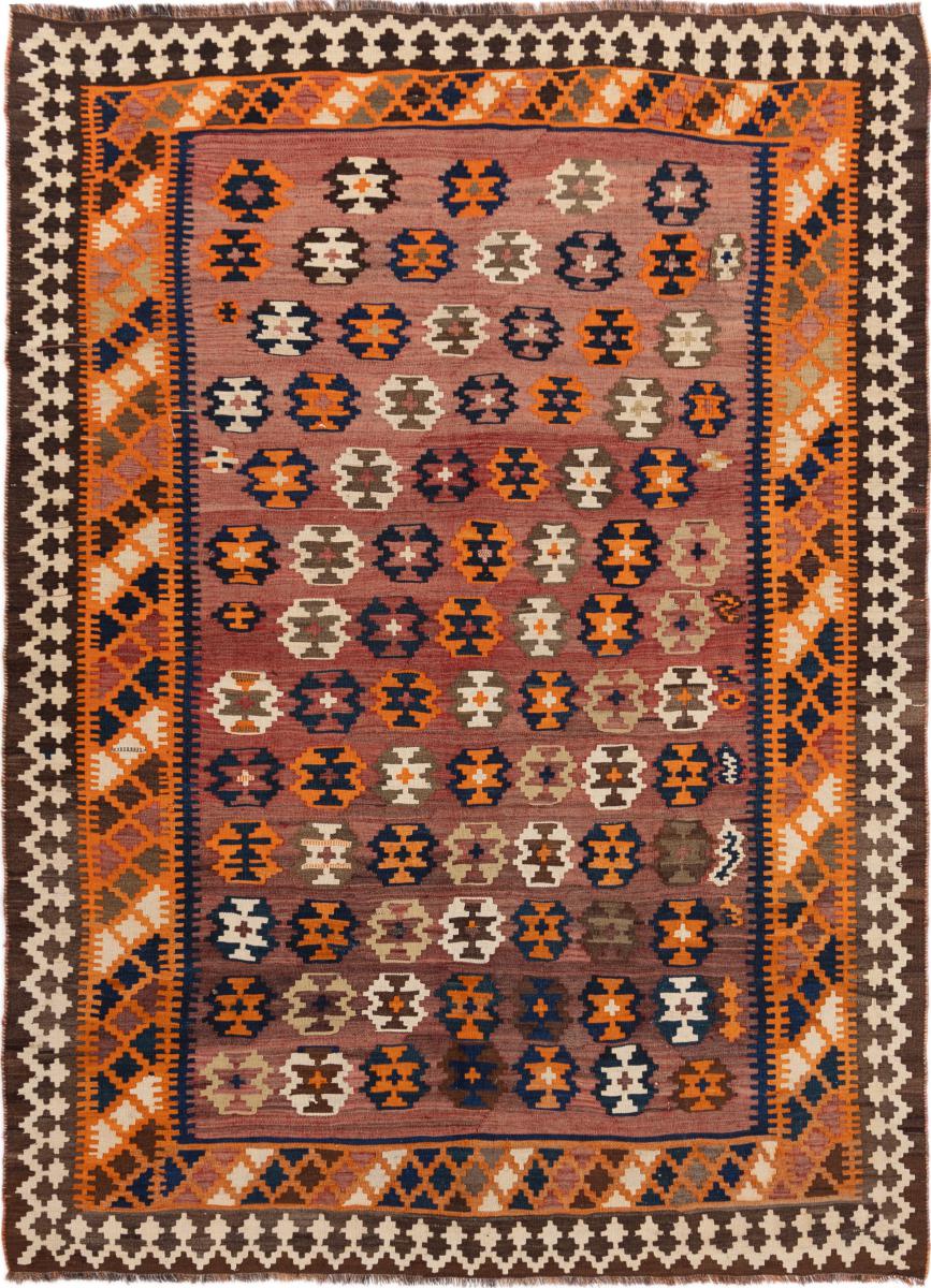 Alfombra persa Kilim Fars Vieja 250x185 250x185, Alfombra persa Tejido a mano