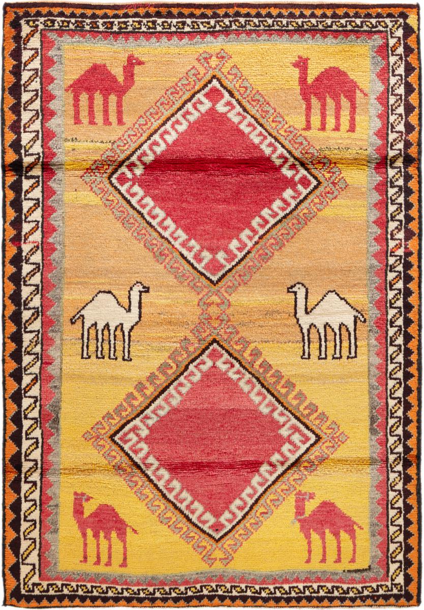 Persian Rug Persian Gabbeh Ghashghai 165x115 165x115, Persian Rug Knotted by hand