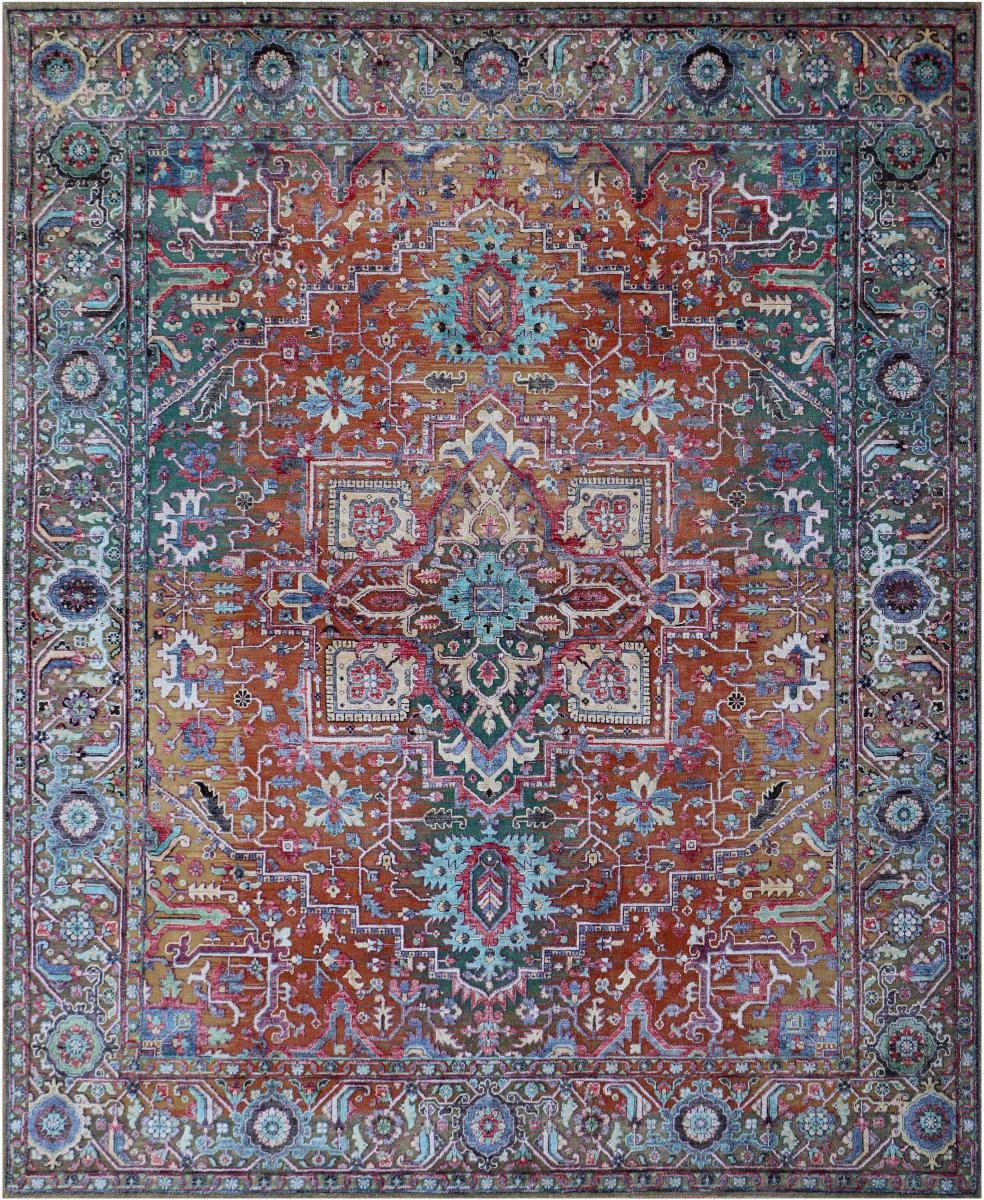 Tapis indien Sadraa 217x175 217x175, Tapis persan Noué à la main