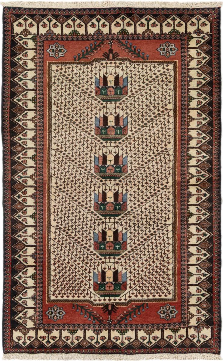 Περσικό χαλί Shahsavan 199x126 199x126, Περσικό χαλί Οι κόμποι έγιναν με το χέρι