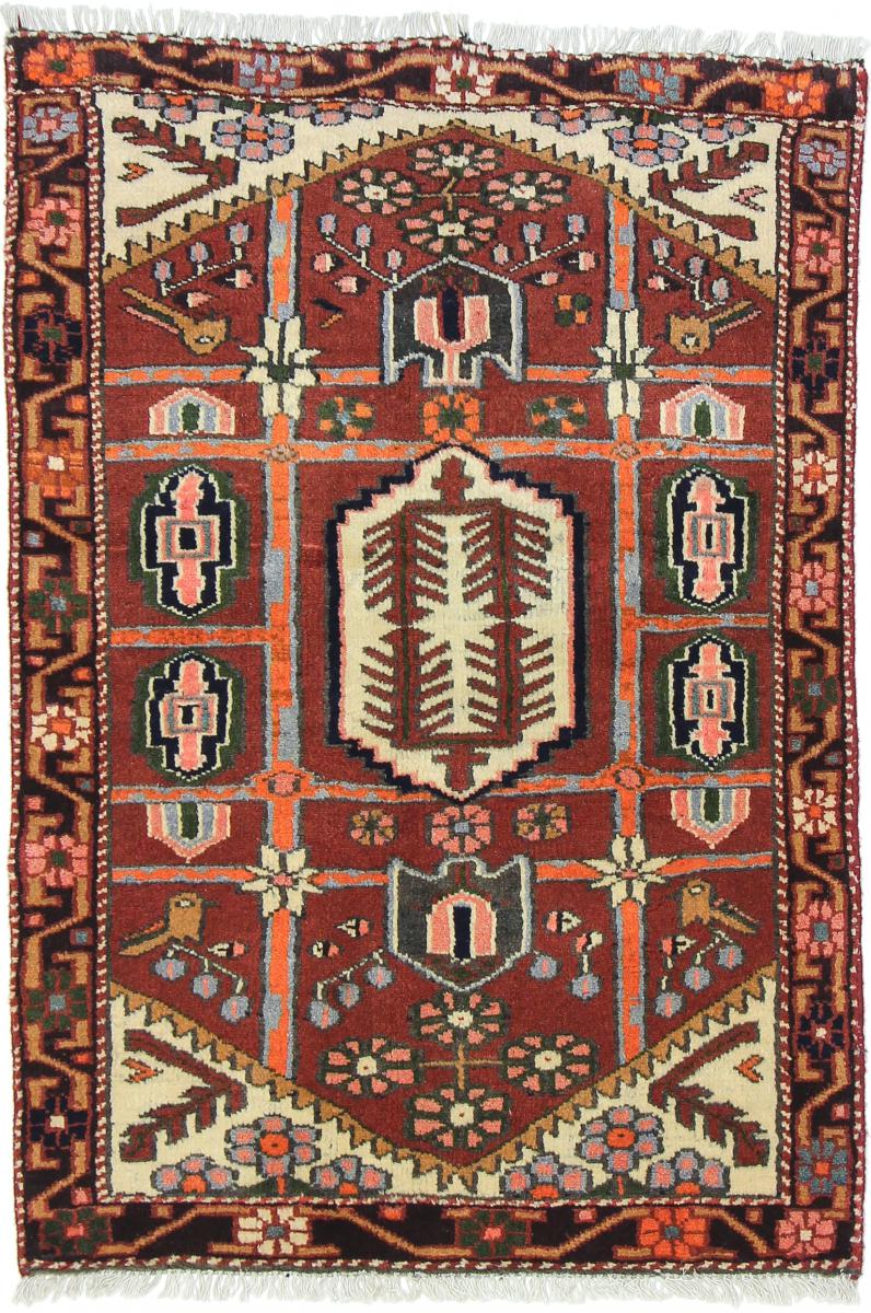 Tapete persa Saveh 132x92 132x92, Tapete persa Atado à mão