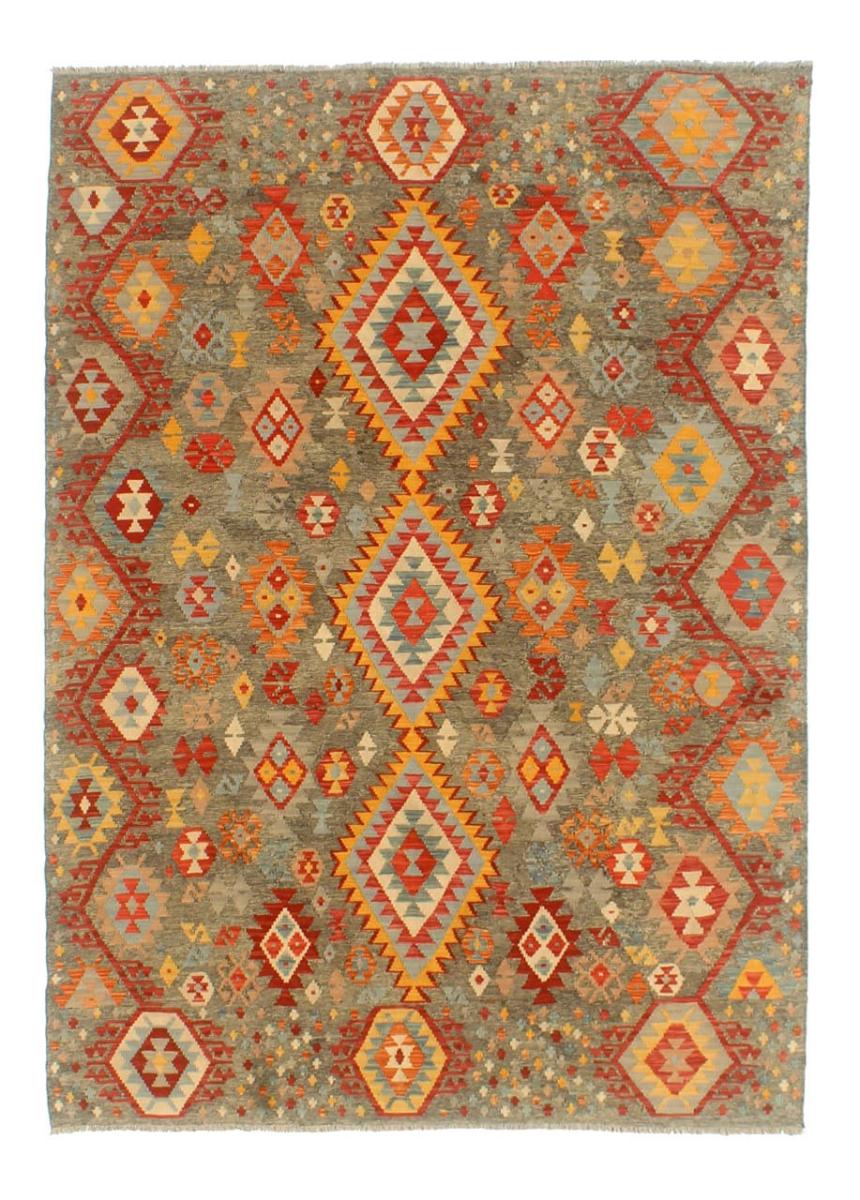 Afghan rug Kilim Afghan 9'7"x6'8" 9'7"x6'8", Persian Rug Woven by hand