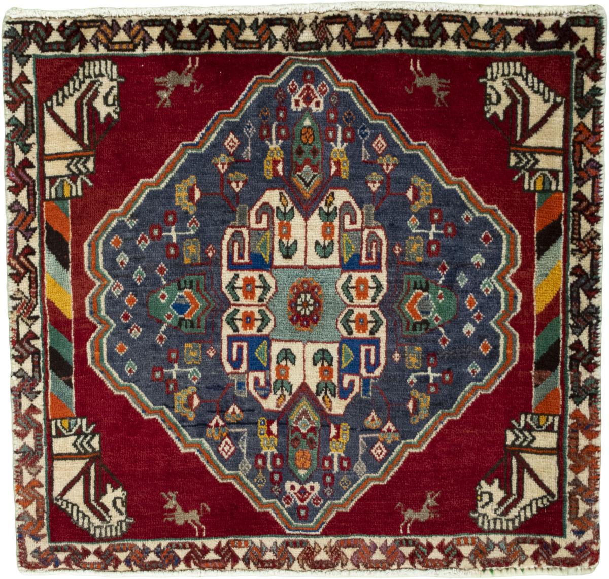 Persian Rug Shiraz 66x69 66x69, Persian Rug Knotted by hand