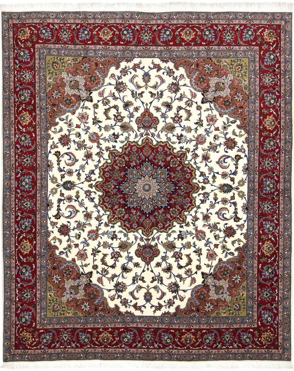 Tapete persa Tabriz 50Raj 259x204 259x204, Tapete persa Atado à mão