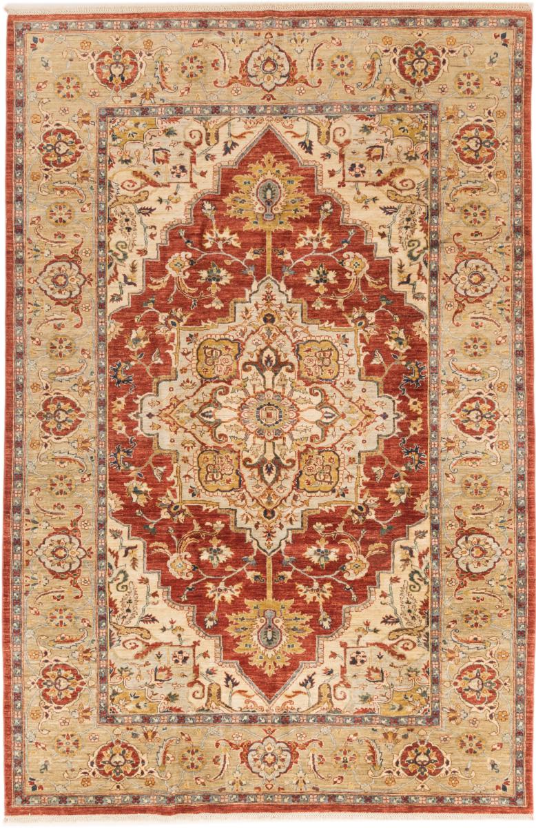 Afghanischer Teppich Ziegler Farahan 298x199 298x199, Perserteppich Handgeknüpft