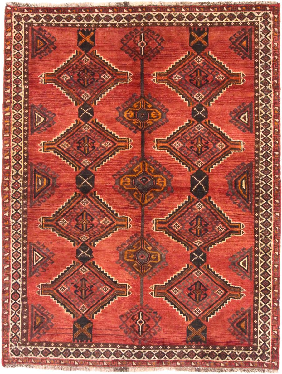 Persisk tæppe Shiraz 187x145 187x145, Persisk tæppe Knyttet i hånden