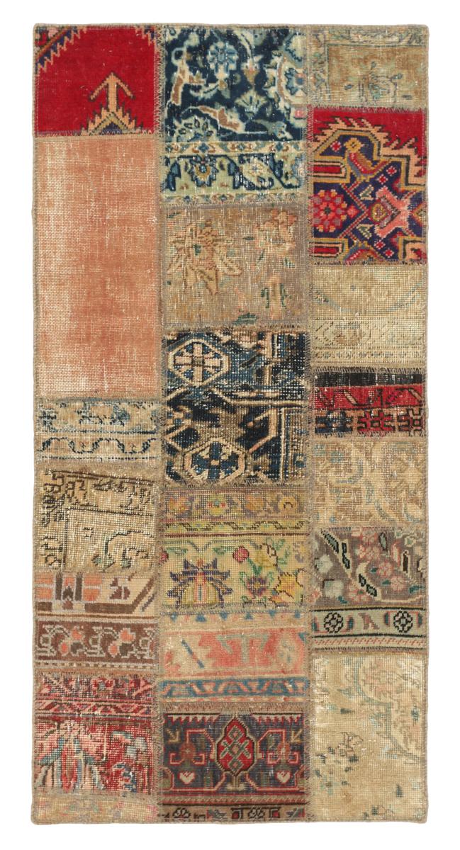 Persian Rug Patchwork 153x75 153x75, Persian Rug Knotted by hand