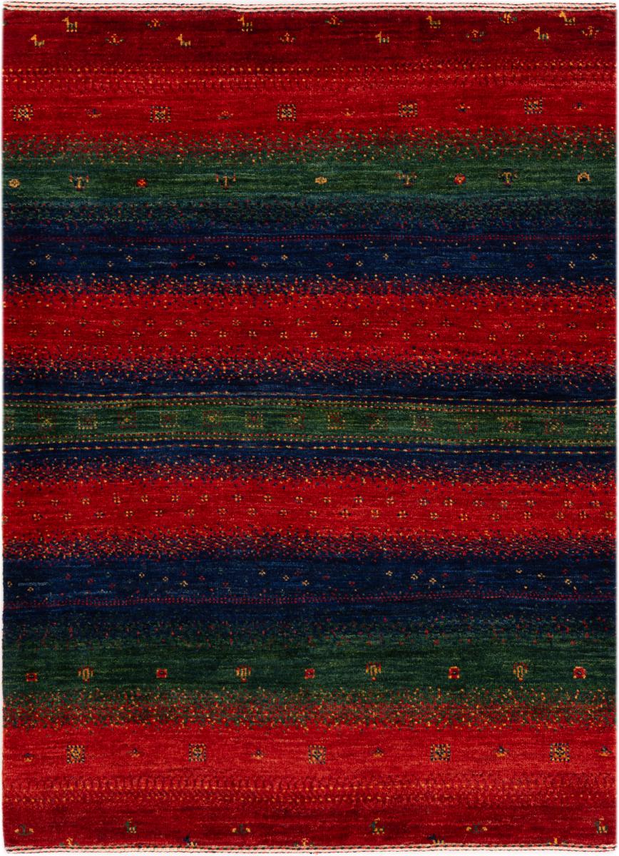 Tapis persan Perser Gabbeh Loribaft Essence 112x84 112x84, Tapis persan Noué à la main