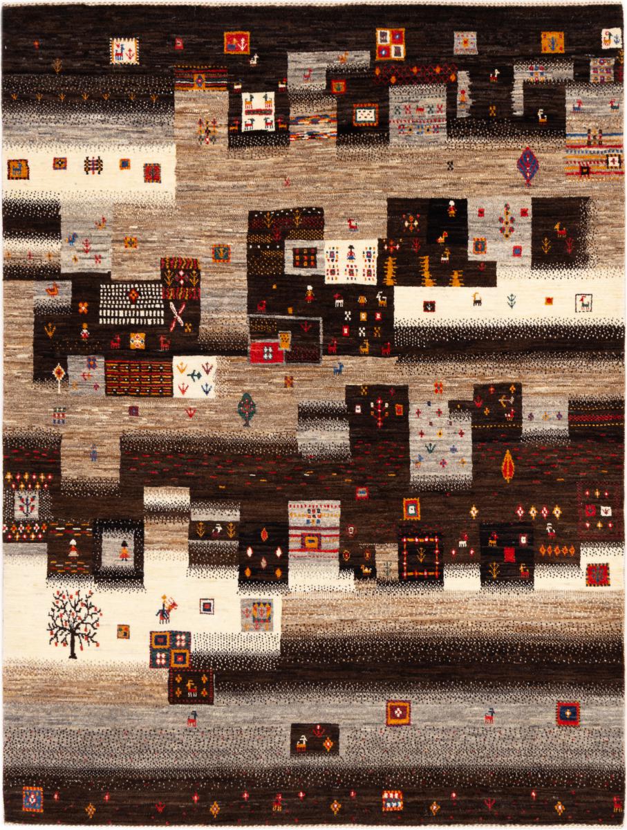 Alfombra persa Persia Gabbeh Loribaft Nowbaft 197x149 197x149, Alfombra persa Anudado a mano