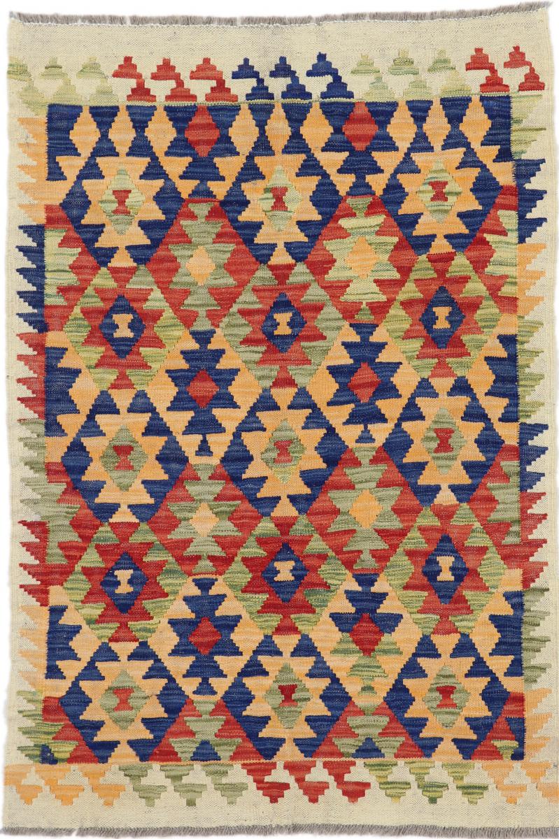 Tapete afegão Kilim Afegão 145x99 145x99, Tapete persa Tecido à mão