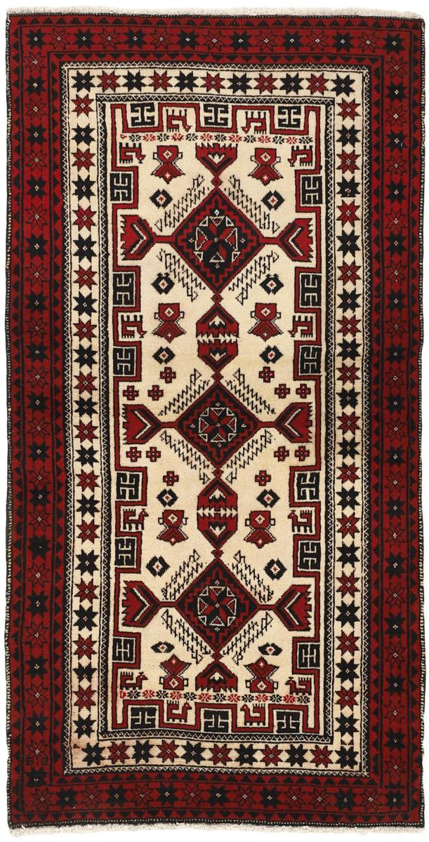 Tappeto persiano Beluch 193x98 193x98, Tappeto persiano Annodato a mano