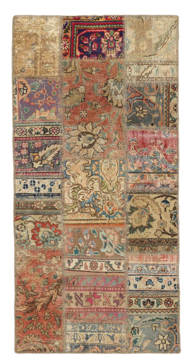 Persian Rug Patchwork 154x77 154x77, Persian Rug Knotted by hand