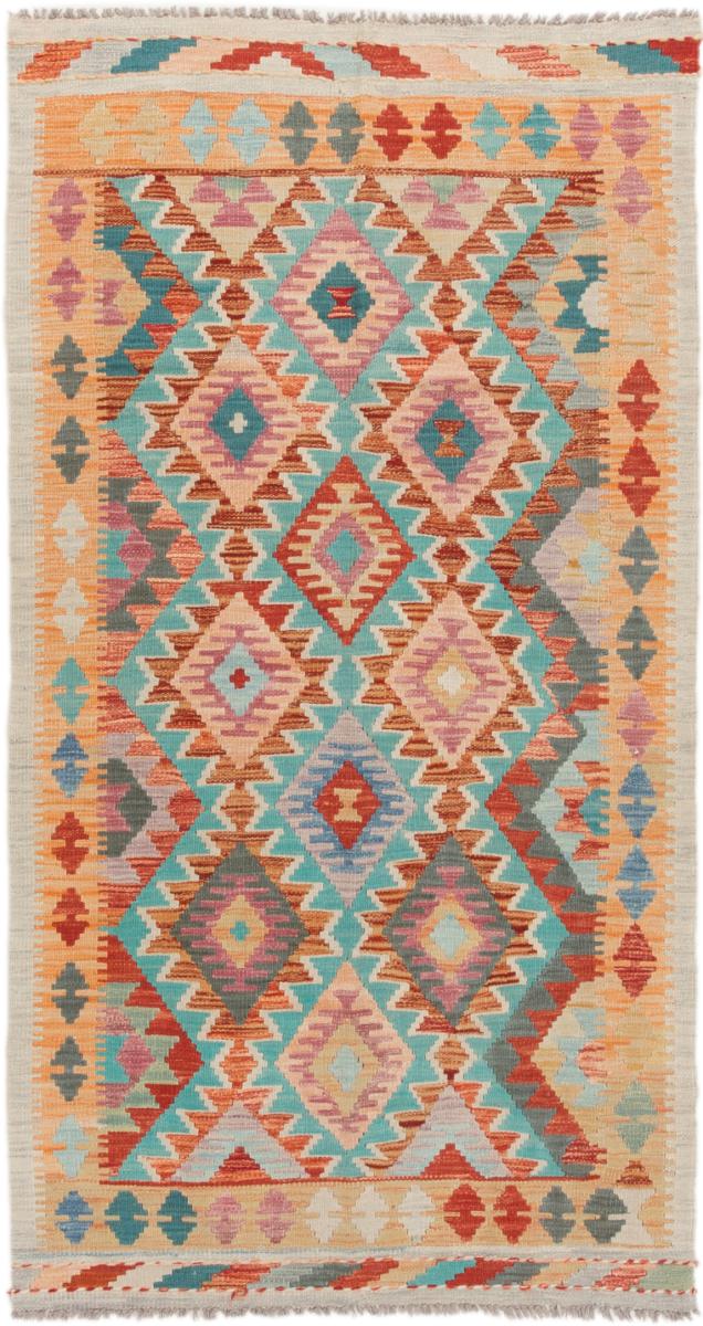 Afgán szőnyeg Kilim Afgán 196x103 196x103, Perzsa szőnyeg szőttesek