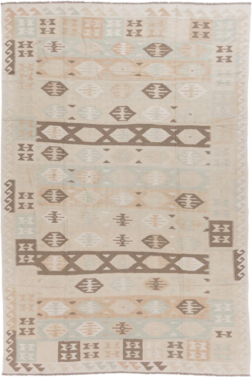 Afghanischer Teppich Kelim Afghan Heritage 11'4"x7'7" 11'4"x7'7", Perserteppich Handgewebt
