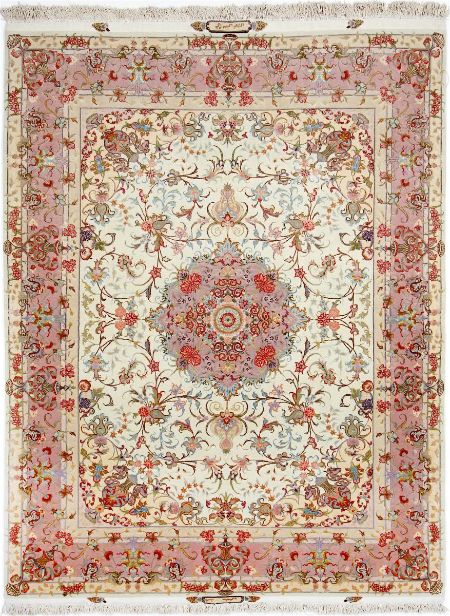 Persian Rug Tabriz 60Raj 206x149 206x149, Persian Rug Knotted by hand