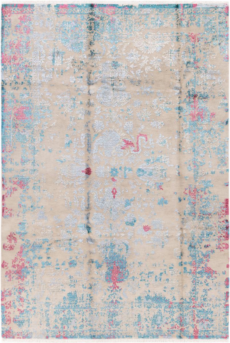 Alfombra india Sadraa 280x190 280x190, Alfombra persa Anudado a mano