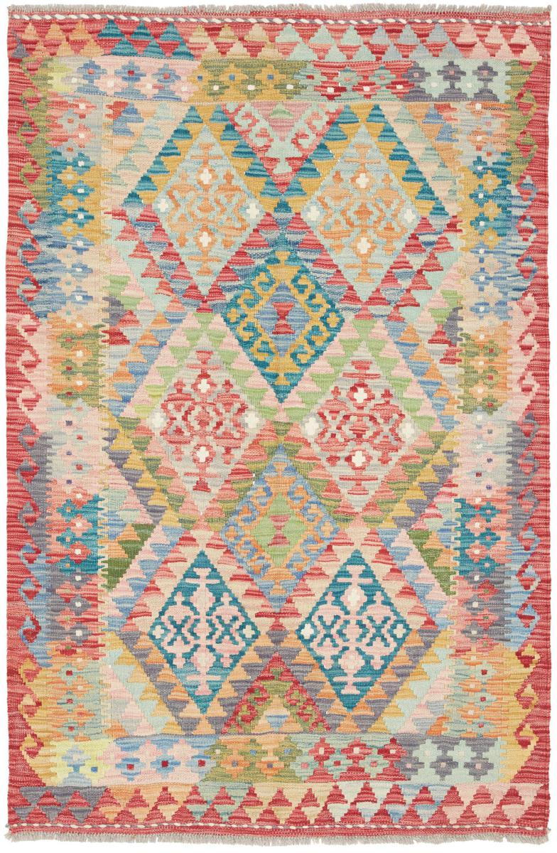 Αφγανικό χαλί Κιλίμ Afghan 151x97 151x97, Περσικό χαλί Οι κόμποι έγιναν με το χέρι