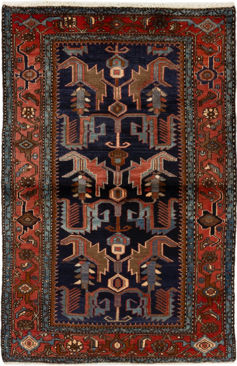 Alfombra persa Khamseh 199x126 199x126, Alfombra persa Anudado a mano