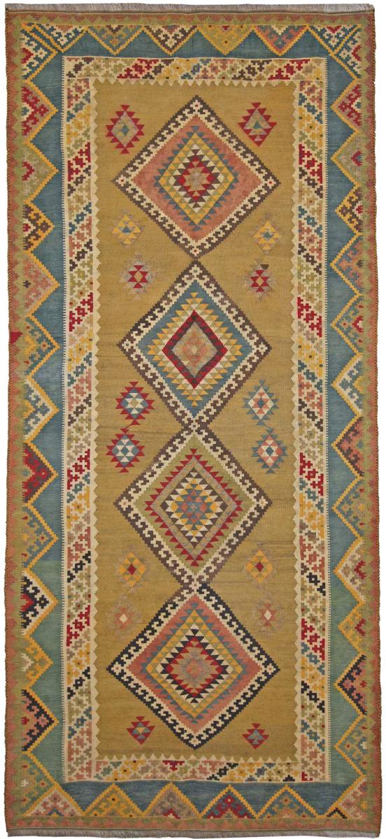 Persian Rug Kilim Fars 9'6"x4'3" 9'6"x4'3", Persian Rug Woven by hand