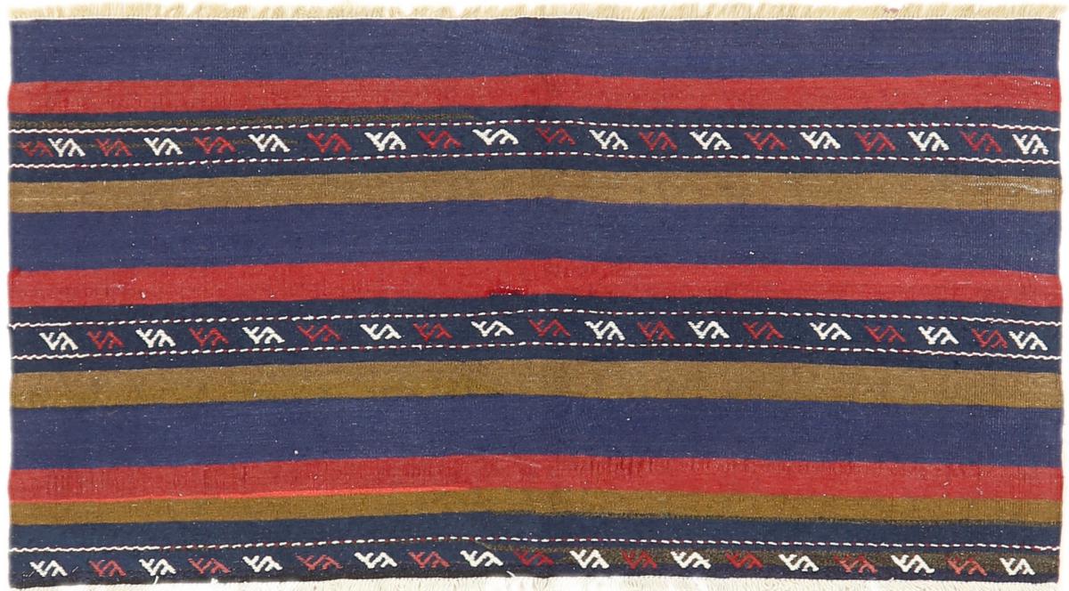 Tapete persa Kilim Fars Azerbaijan Antigo 160x87 160x87, Tapete persa Tecido à mão