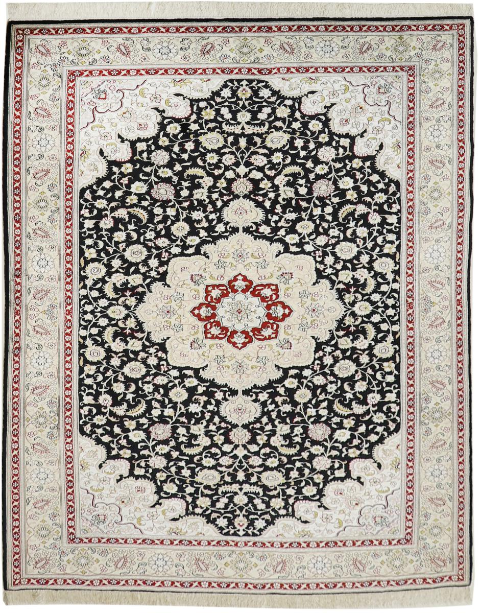 Hereke Zijde 246x152 246x152, Perzisch tapijt Handgeknoopte