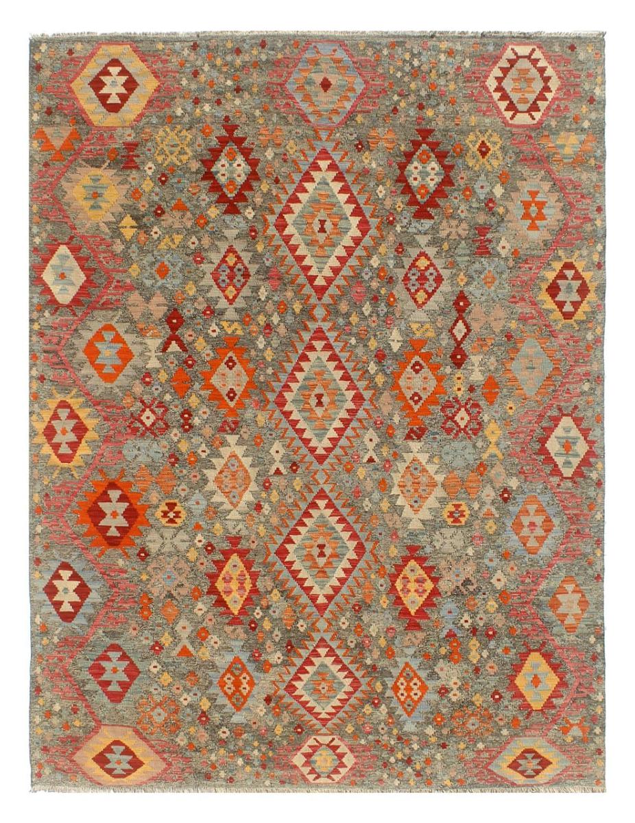 Afghan rug Kilim Afghan 9'9"x7'2" 9'9"x7'2", Persian Rug Woven by hand