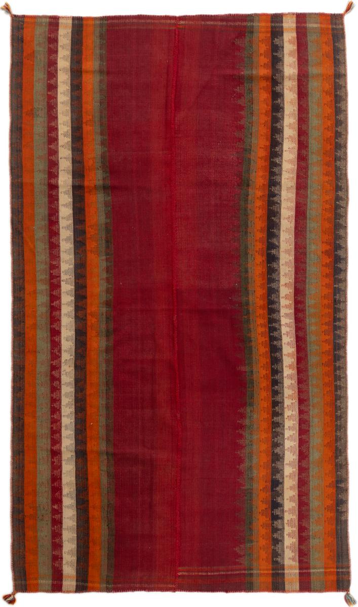 Persisk teppe Kelim Fars Jajim Gammel 258x148 258x148, Persisk teppe Handwoven 