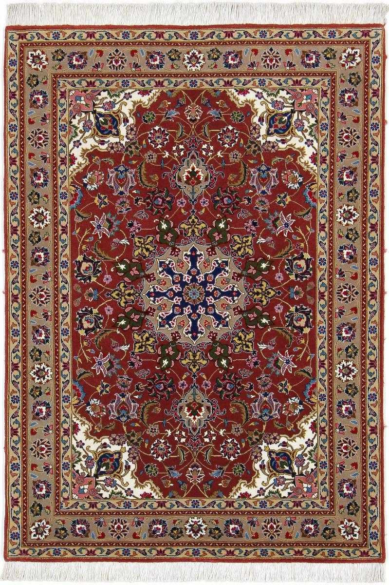 Tapete persa Tabriz 50Raj 139x101 139x101, Tapete persa Atado à mão