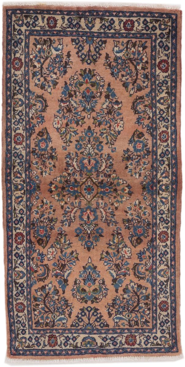 Perzisch tapijt Sarough 134x66 134x66, Perzisch tapijt Handgeknoopte