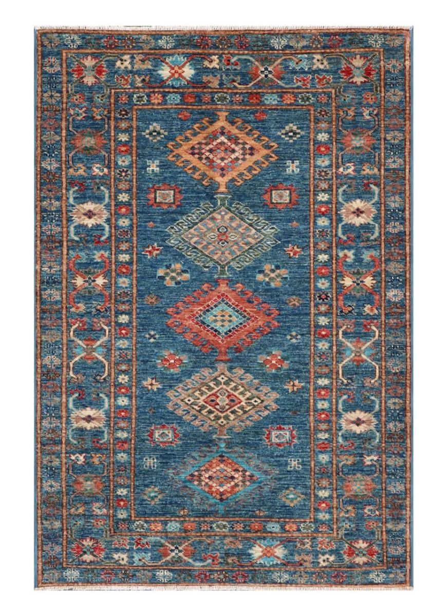 Afghan rug Kazak Ghazni 153x102 153x102, Persian Rug Knotted by hand