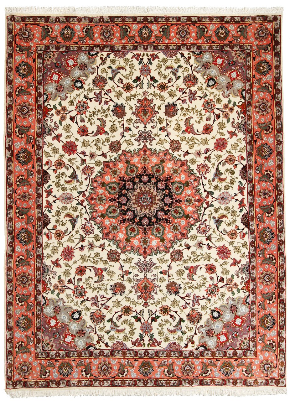 Perzisch tapijt Tabriz 50Raj 203x150 203x150, Perzisch tapijt Handgeknoopte