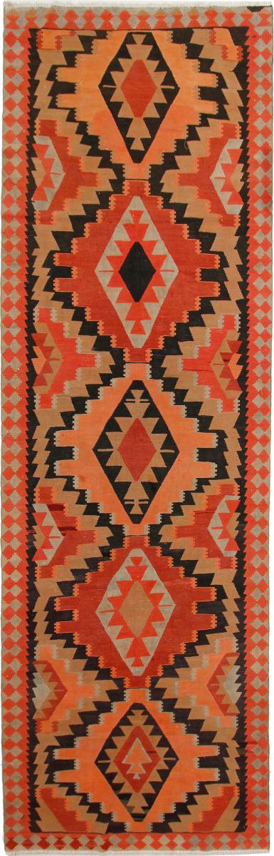 Perzsa szőnyeg Kilim Fars Azerbaijan Antik 13'10"x4'3" 13'10"x4'3", Perzsa szőnyeg szőttesek