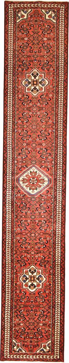 Persian Rug Hosseinabad 16'5"x2'11" 16'5"x2'11", Persian Rug Knotted by hand