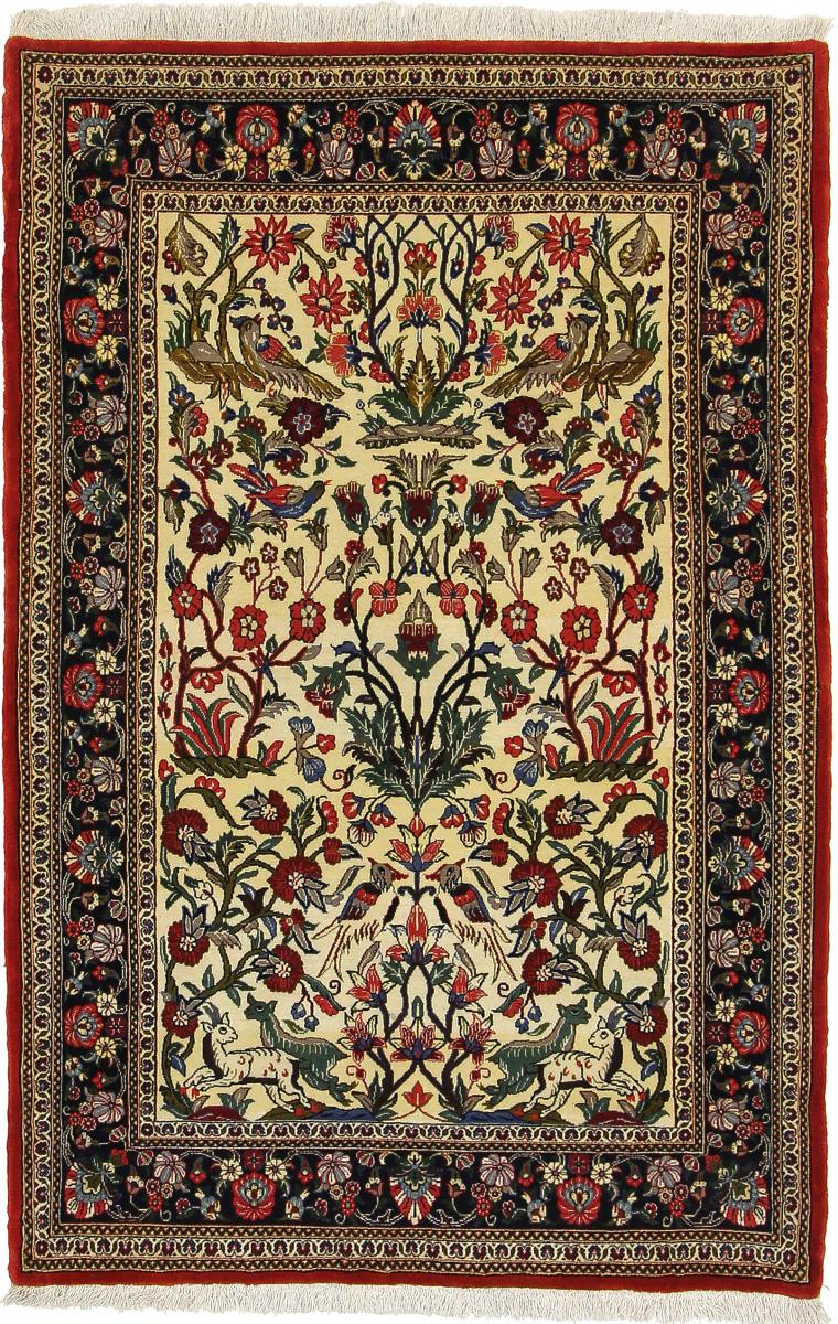 Tapete persa Ghom Kork 160x108 160x108, Tapete persa Atado à mão