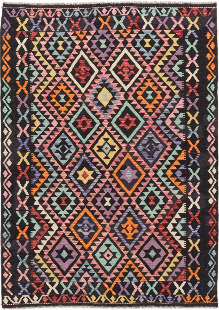 Tapete afegão Kilim Afegão 231x165 231x165, Tapete persa Tecido à mão