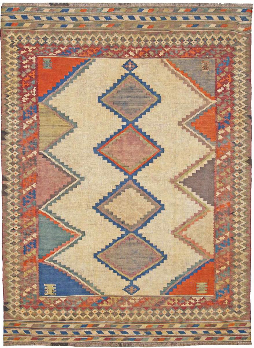 Persian Rug Kilim Fars 226x164 226x164, Persian Rug Woven by hand
