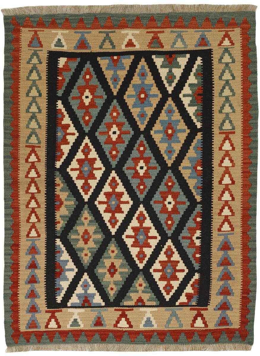 Tapete persa Kilim Fars 147x107 147x107, Tapete persa Tecido à mão