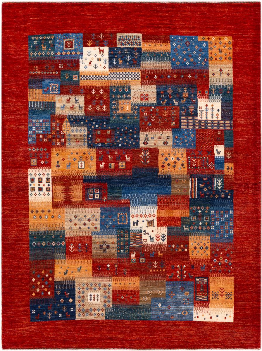 Alfombra persa Persia Gabbeh Loribaft Nowbaft 197x150 197x150, Alfombra persa Anudado a mano