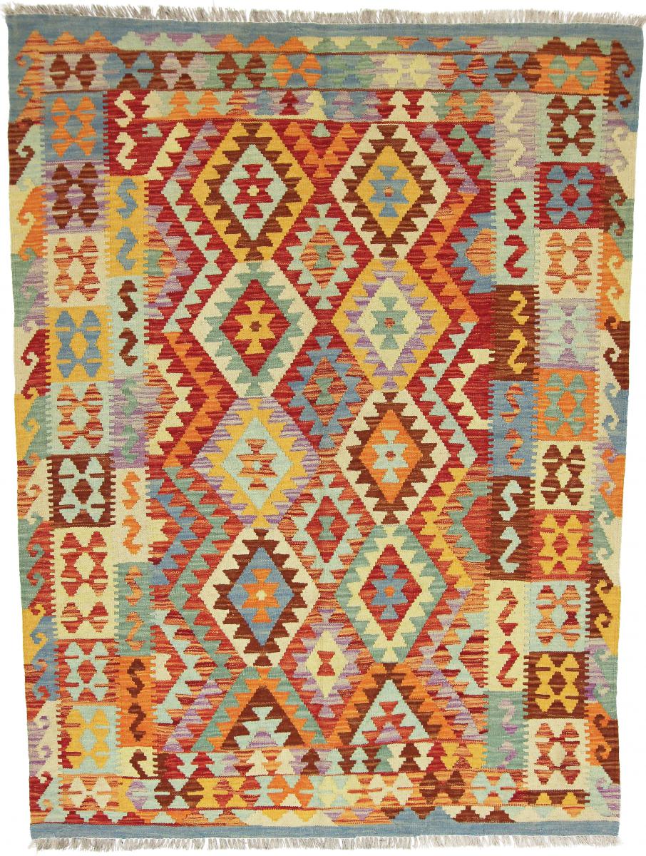 Tapete afegão Kilim Afegão Heritage 200x153 200x153, Tapete persa Tecido à mão