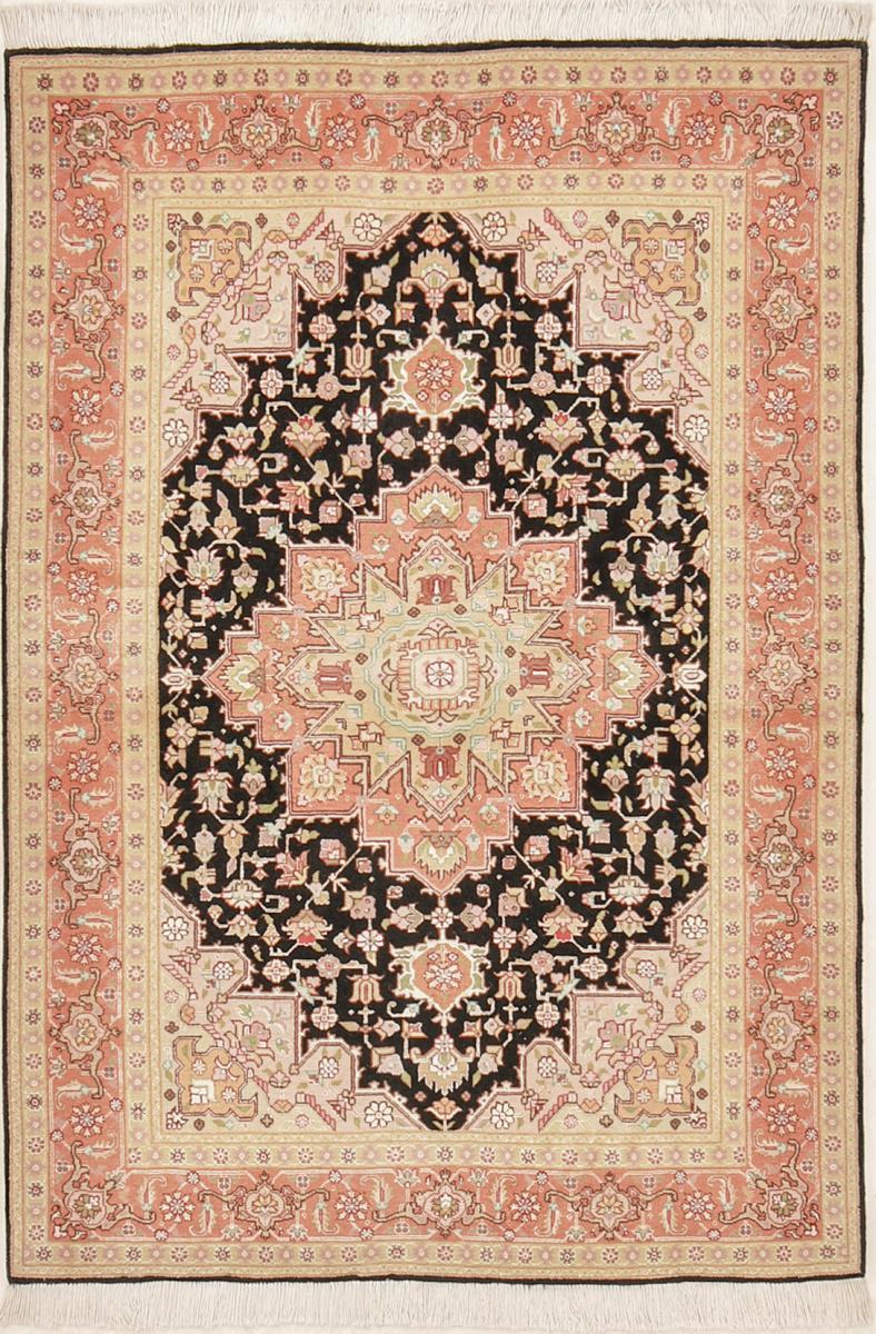 Tapete persa Tabriz 50Raj 147x101 147x101, Tapete persa Atado à mão