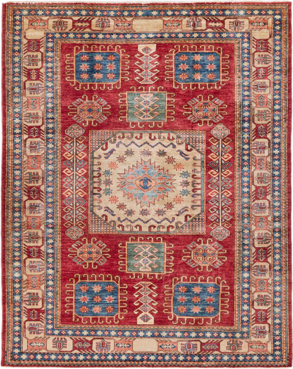 Alfombra afgana Super Kazak 228x179 228x179, Alfombra persa Anudado a mano