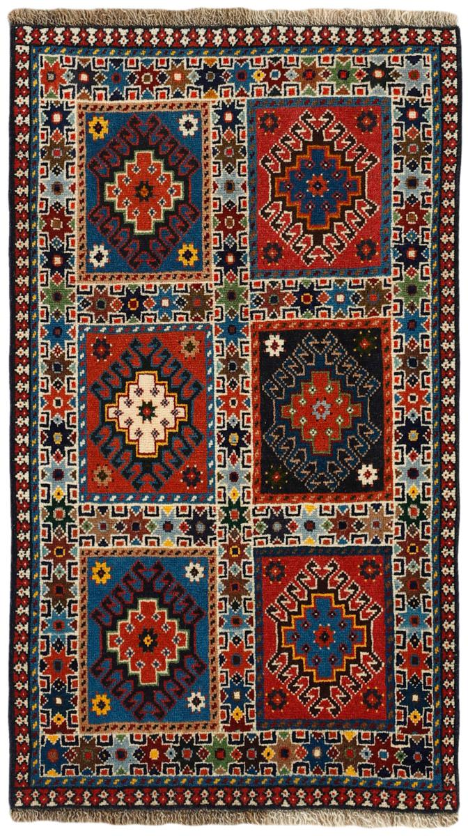 Perzsa szőnyeg Yalameh 3'5"x2'1" 3'5"x2'1", Perzsa szőnyeg Kézzel csomózva