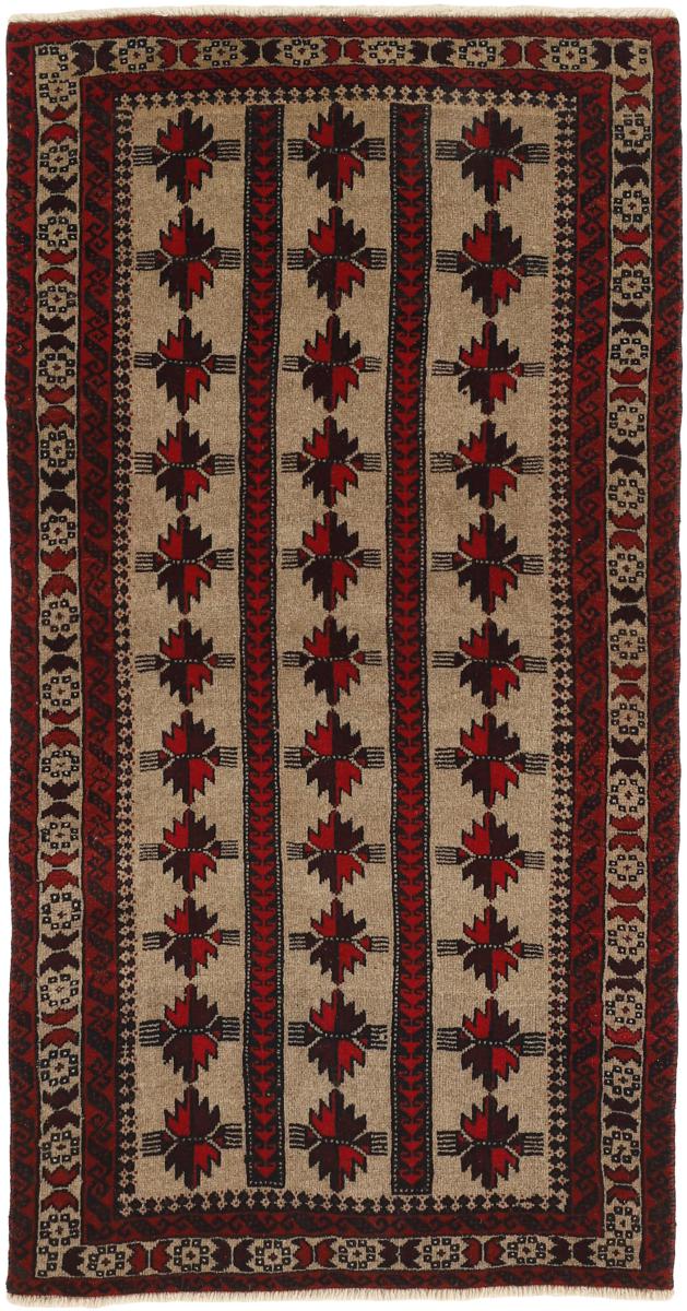 Tapis persan Baloutche 186x97 186x97, Tapis persan Noué à la main