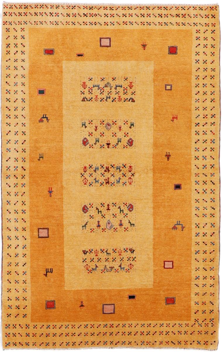 Perzsa szőnyeg Perzsa Gabbeh Loribaft 6'6"x4'0" 6'6"x4'0", Perzsa szőnyeg Kézzel csomózva