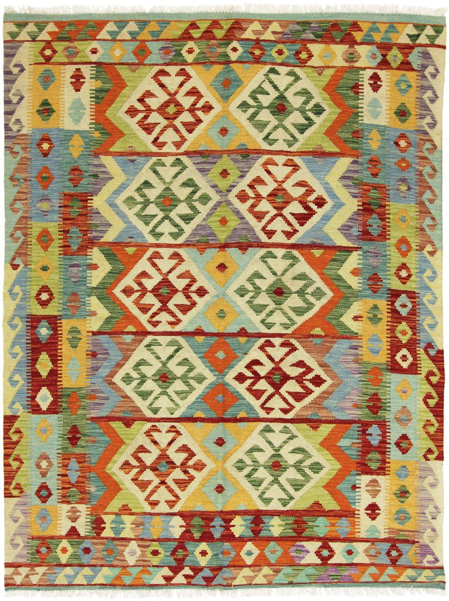 Tapis afghan Kilim Afghan Heritage 200x151 200x151, Tapis persan Tissé à la main