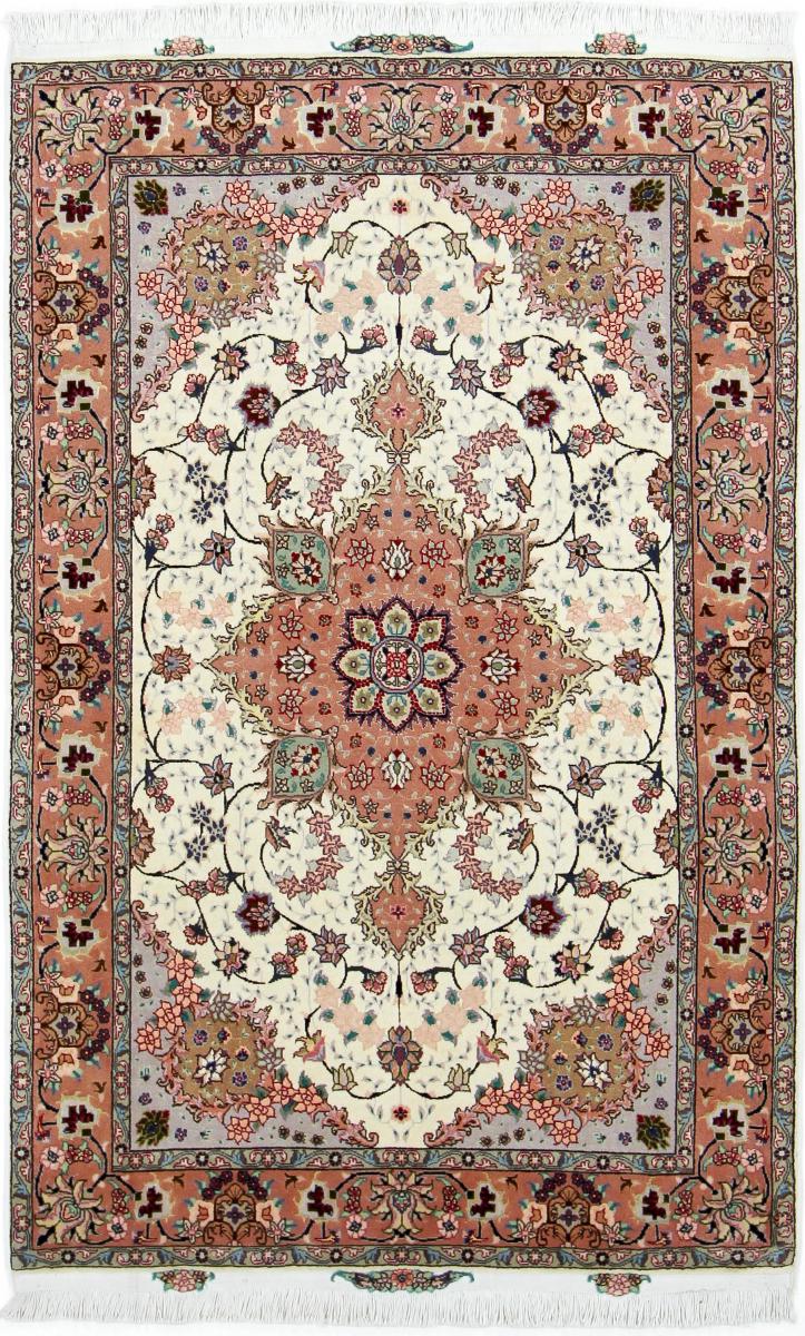 Tapete persa Tabriz 50Raj 159x101 159x101, Tapete persa Atado à mão