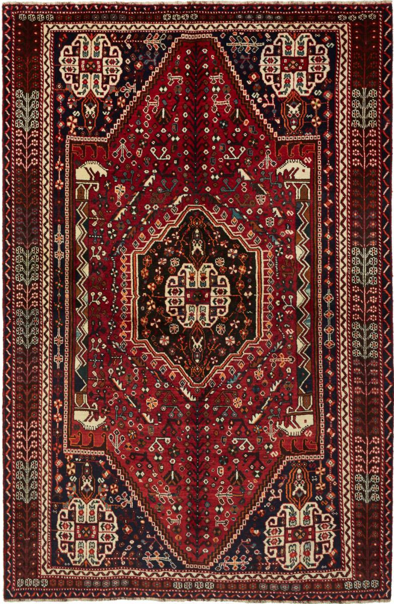 Alfombra persa Shiraz 249x161 249x161, Alfombra persa Anudado a mano