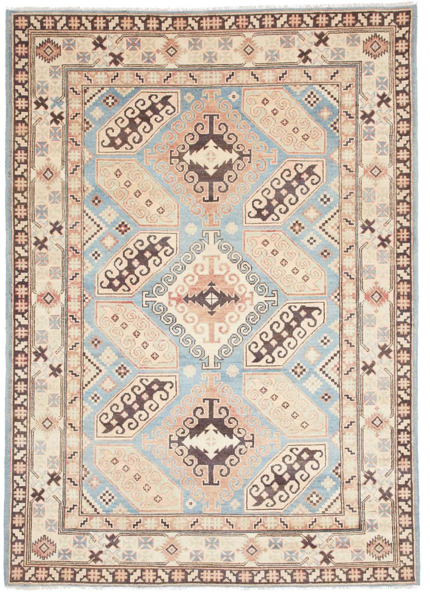 Afgán szőnyeg Kazak 215x154 215x154, Perzsa szőnyeg Kézzel csomózva